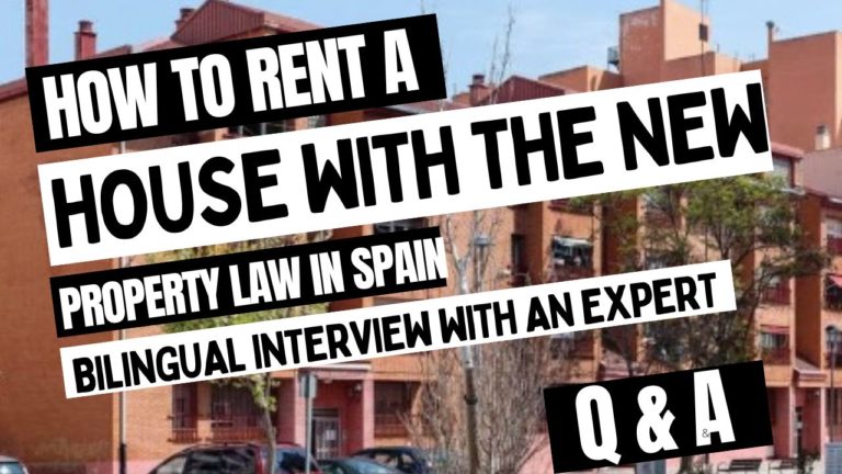 Cómo alquilar una casa en España con la nueva ley