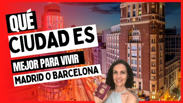 Madrid o Barcelona, qué ciudad es mejor para vivir